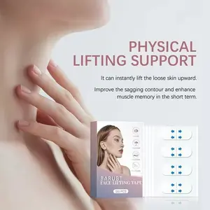 120Pcs Invisible Facial Lift Tape, Long Lasting Waterproof Face Slim Stickers for Jawline, Eye & Neck Lifting, No Surgery Face Lift Makeup Accessory