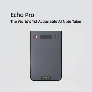 [New Launch]Echo Pro – Actionable AI Note Taker,Premium Aluminum Body (30g, 3.5mm Ultra-Thin), 10H Battery, AI Real-Time Transcription & Summary, Chat & Act with Agent Alivia, Magnetic Wearable, Perfect for Meetings, Lectures, and Daily Study