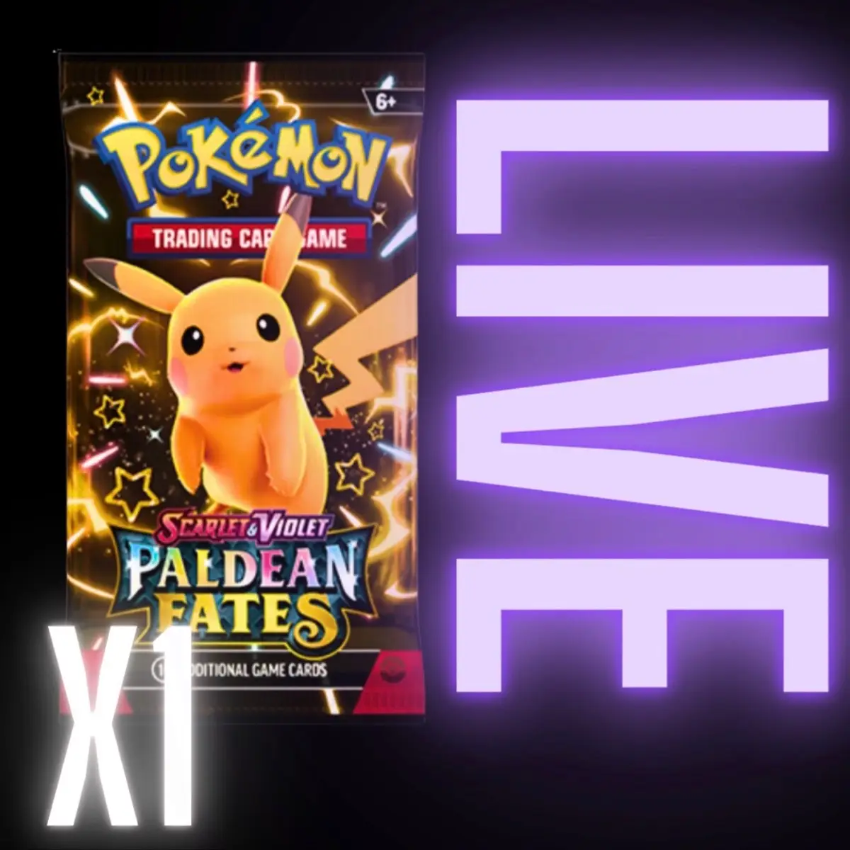 Pokemon Paldean Fates Booster Pack Card Game