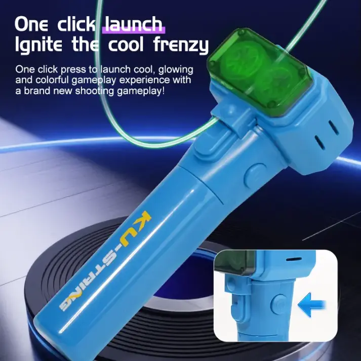 SKYQITIAN New Upgraded Novelty Gag Toy Set - 3 Upgraded Glow-in-the-Dark Ropes, Handheld Rope Launcher, Automatic Fidget Relief Relaxation Stick Solution, Funny Fart Spray Prank Gifts for Adults Stress Ball Air Stress Ball Gym summerwins,summerwins