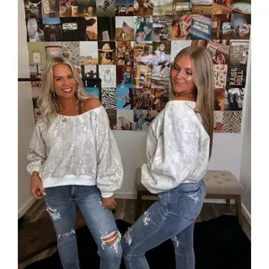 The Camo off the shoulder top