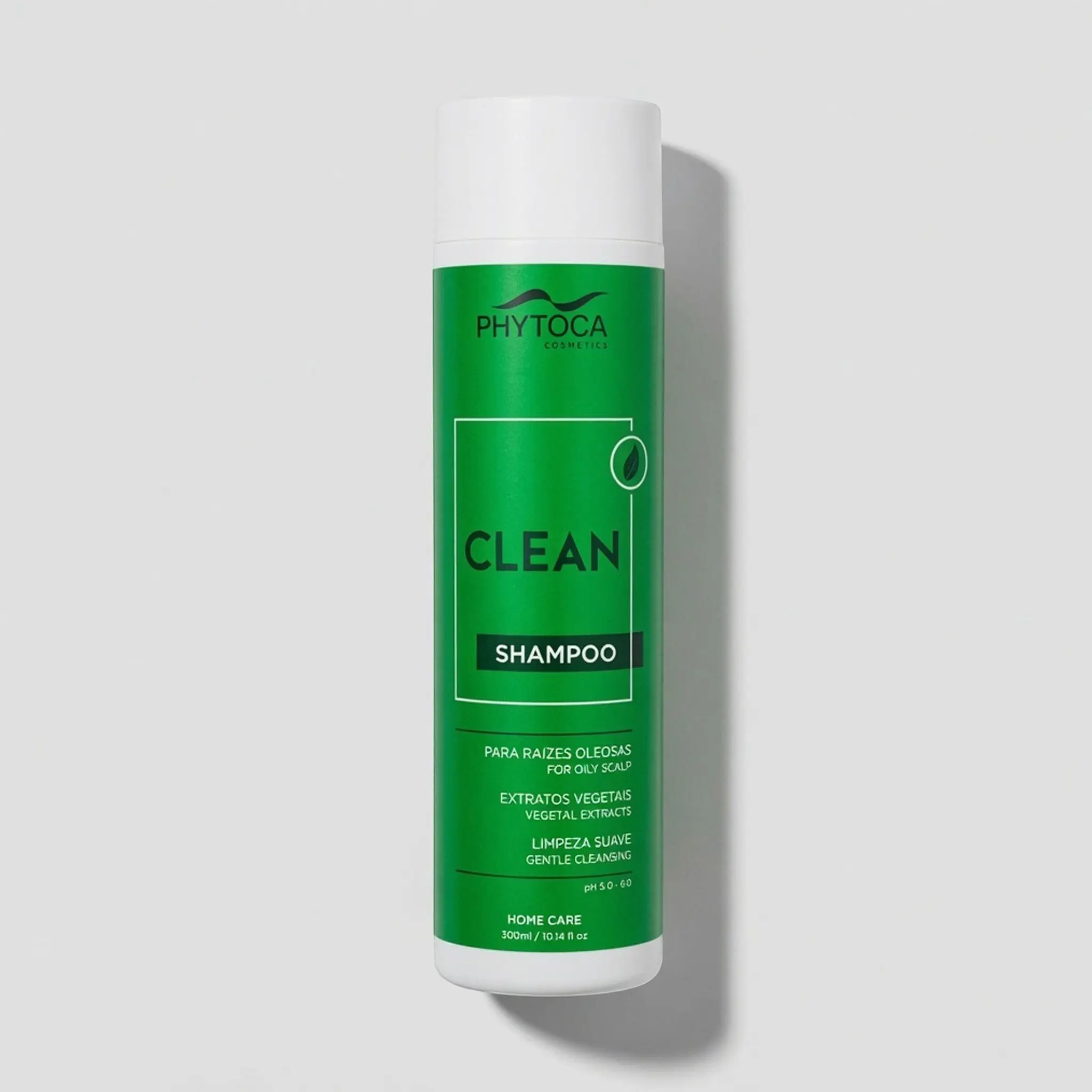 Phytoca Plant-Based Clean Shampoo - Green Tea & Citrus, Deep Cleansing Hydrating Shampoo for Oily Hair - Haircare for Daily Use on Dull Locks, 300ml Rosemary-Infused Formula