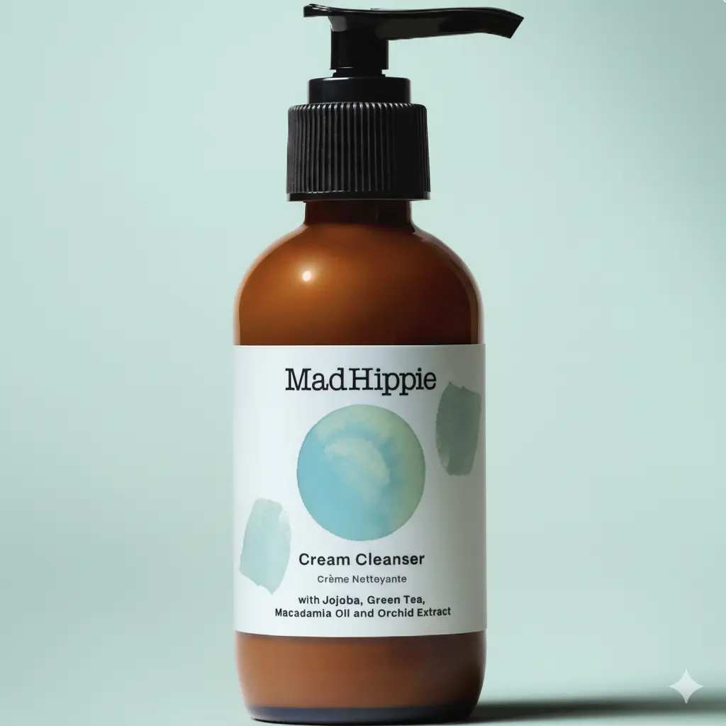 Mad Hippie Cream Cleanser - pH Perfect Facial Cleanser with Antioxidants & Hydrating Oils for Soft & Smooth Skin