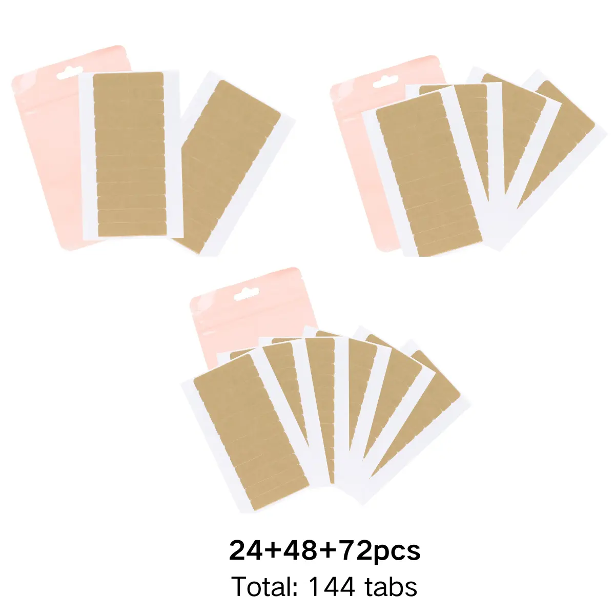 24+48+72pcsTape Tabs[Cost-effective]