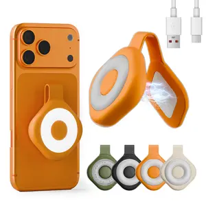 1 Pack Nurse Light for Night Shift, Rechargeable Magnetic Clip Badge Light with 6 Brightness & 3 Color Modes, Hands-Free Night Shift Nurse Essentials for Running Outdoor Emergency