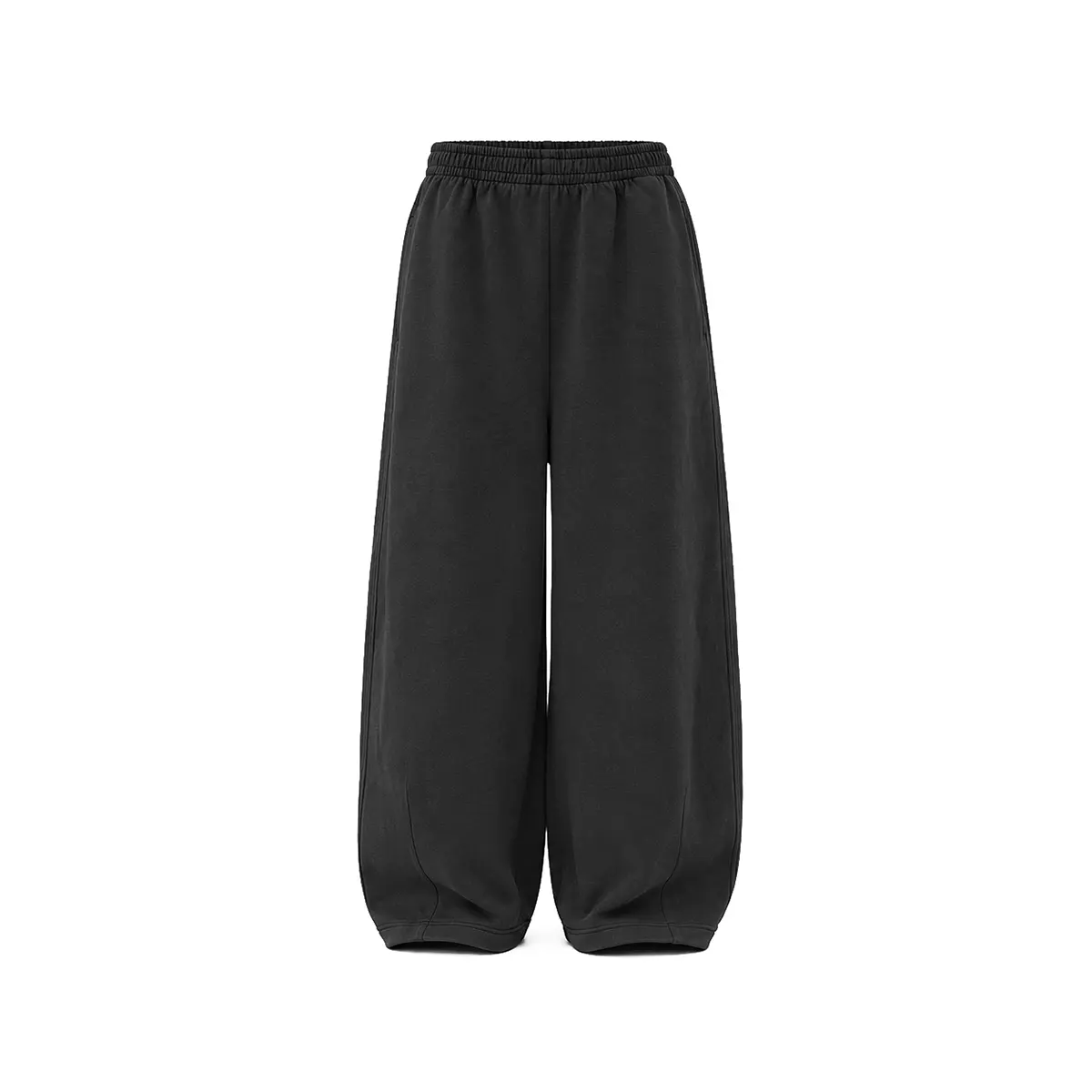 FDR 100% Cotton Washed Wide Leg Sweatpants Unisex Casual Baggy Track Pants Basic Versatile Everyday Comfy Lounge Pants for Men Women Streetwear Loose Fit Joggers Minimalist Bottom