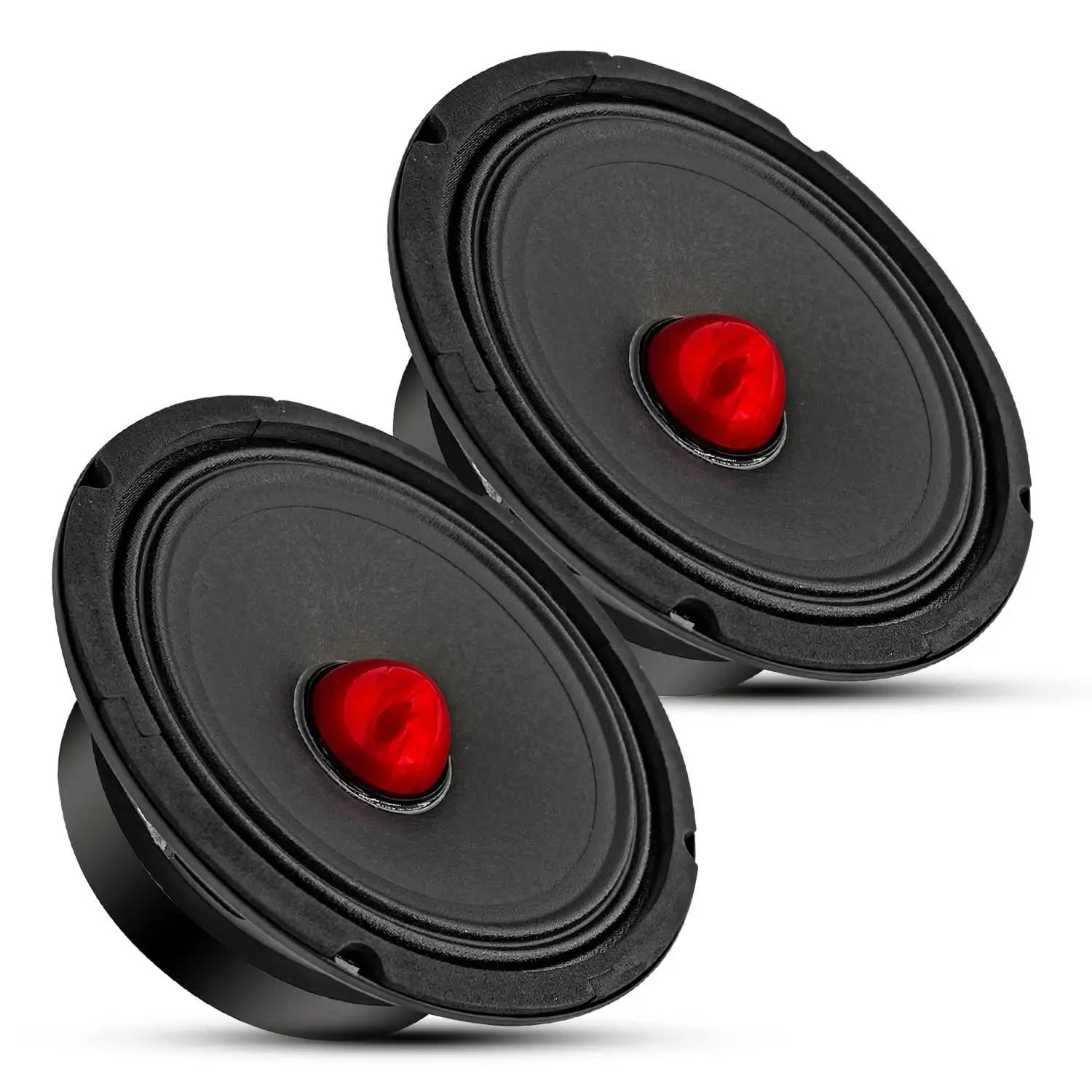 5 Core 6.5-Inch Midrange Speaker Pair, 400W Aluminum Bullet, 4-Ohm Slim Pro Audio Car Door Loudspeakers