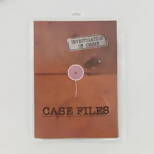 Detective Mystery Game, Cold Case File Investigation, Solve Crimes, Perfect for Solo, Date Night, Party Groups, Wood Cellar Puzzle Cases