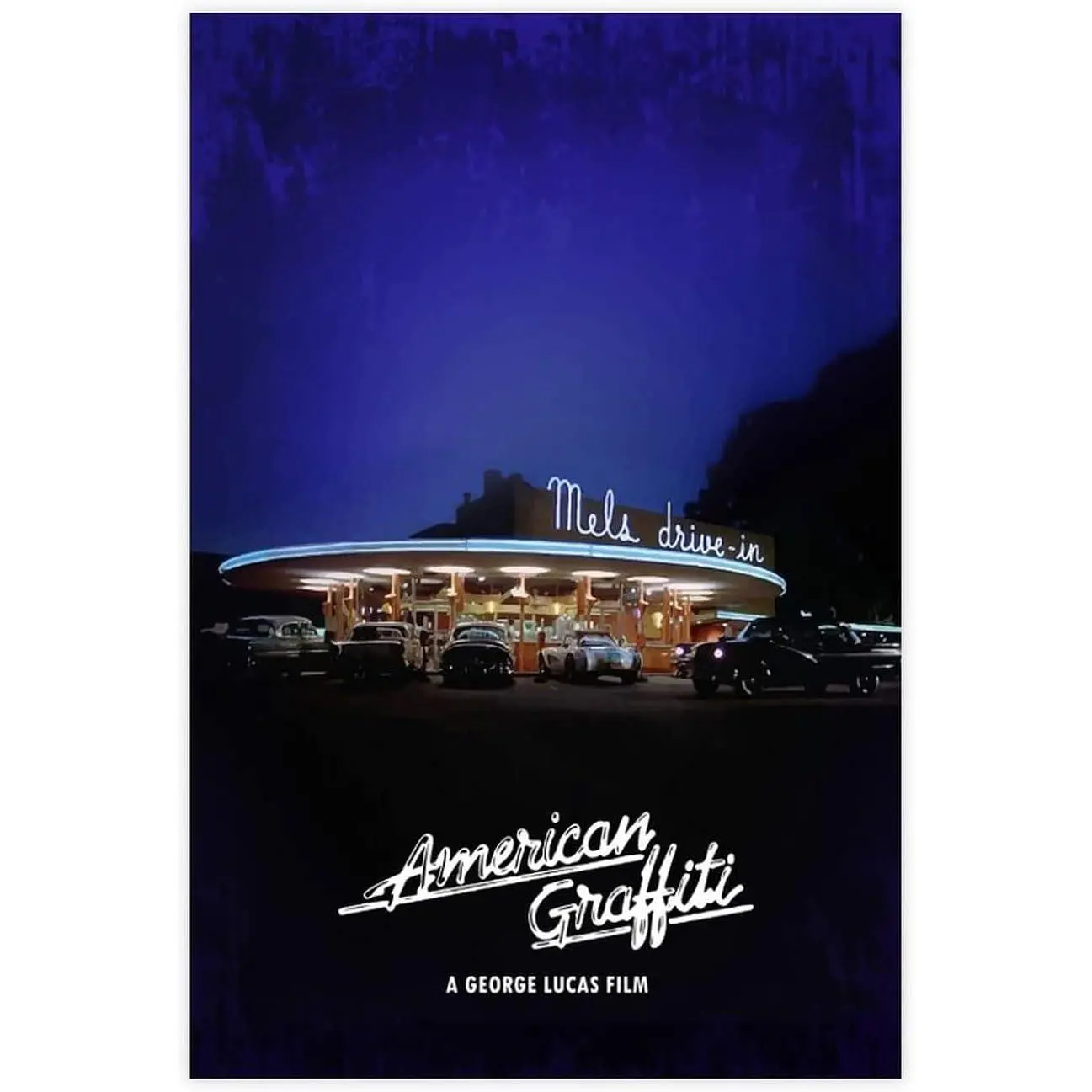 Classic American Graffiti Movie Canvas Poster Print - Artistic Home Wall Decoration Painting for Bedroom, Office & Gift
