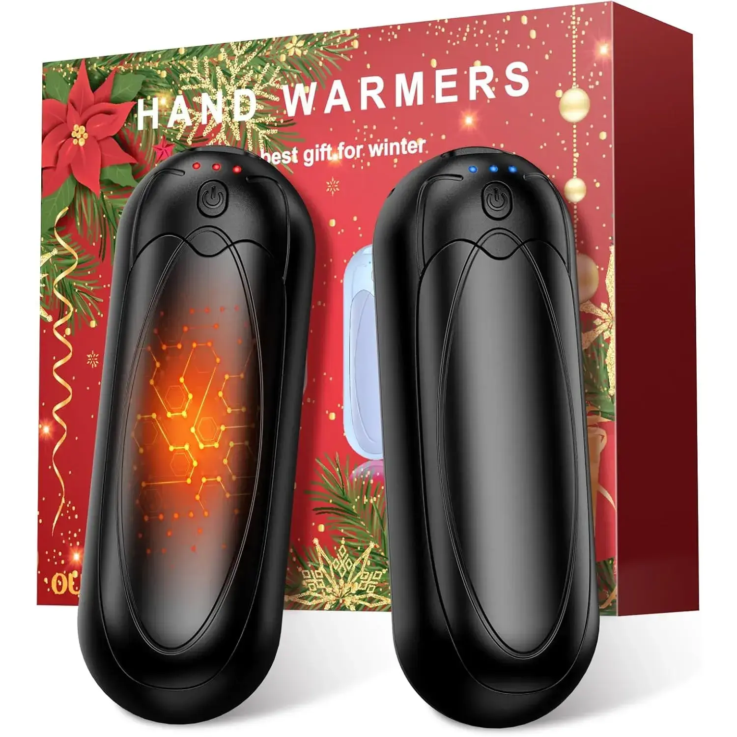 Rechargeable Hand Warmers 2-Pack, Mini Cat Design Reusable Electric Heaters with 7000mAh Capacity, 3 Modes, 22h Marathon Warmth, All-Weather Outdoor Warmth for Cold Warriors, Triple Modes, All-Weather Reusable Warmth