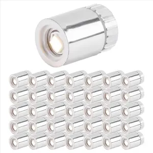 QYKF 36Pcs Warm White Miniature LED Lights, Battery Operated Mini Spot Lights for Dollhouse Decor & DIY Handcraft Projects