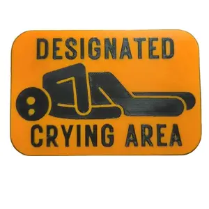 Designated Crying Area Magnet - Home Decor - Refrigerator Magnets Decoration Kitchen