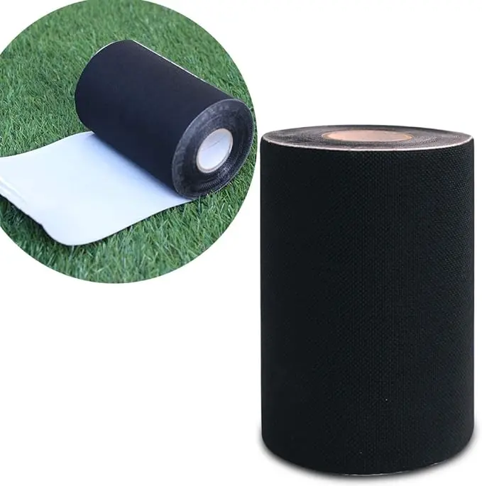 Goasis Lawn Self-Adhesive Artificial Turf Tape Roll, 6 in x 16.4 ft Carpet Jointing Seaming Tape with Peel-Off Center Peel Release Paper, Easy to Use, Water-Resistant, Time & Money Saving for Home Improvement, Rough Grass, All Seasons