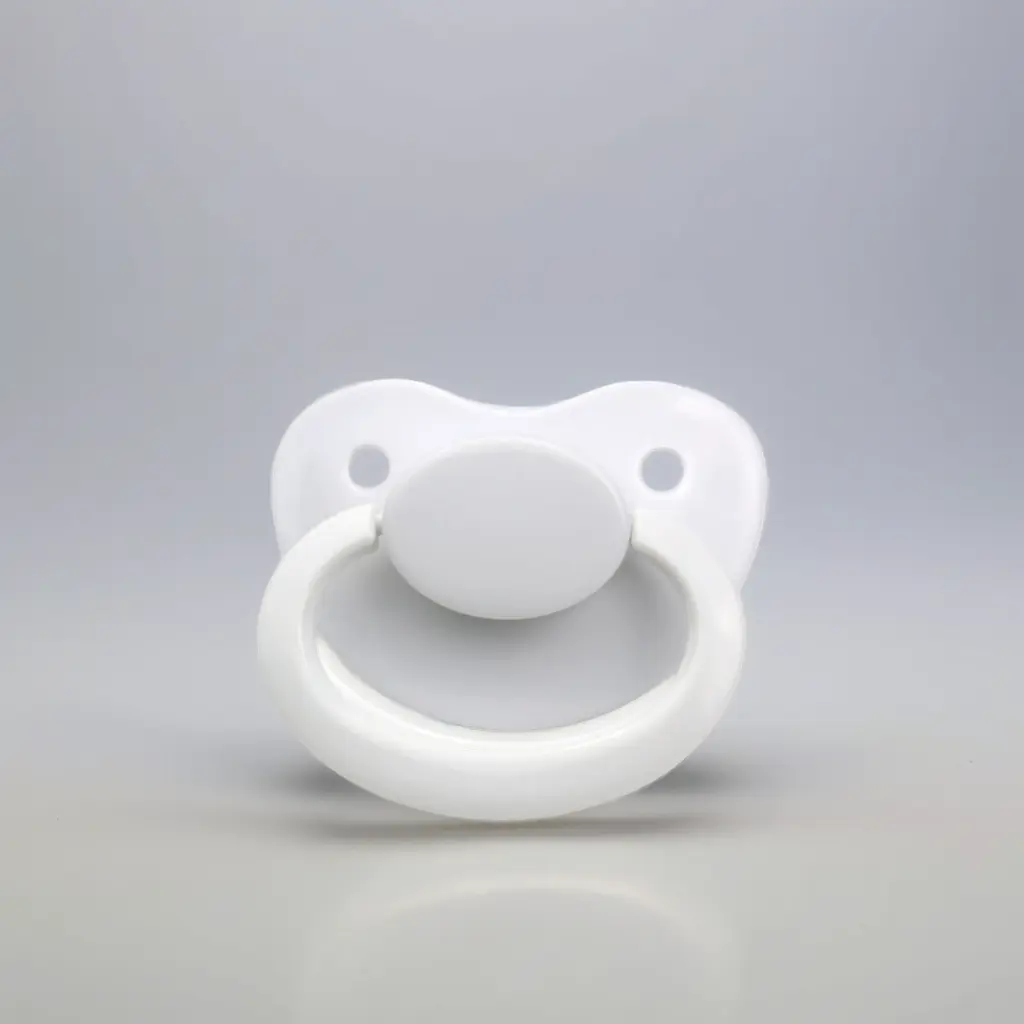 Classic Calm Adult Pacifier- White