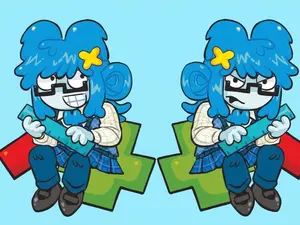 BFB/BFDI Double-Sided Gijinka Keychain, Gift Kid