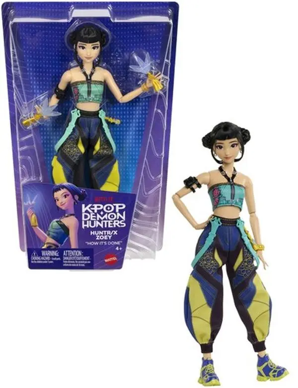 KPop Demon Hunters HUNTR/X: Zoey “How It's Done" Doll (KPDH)  [COLLECTIBLES] Paper Doll, Collectible