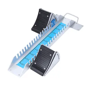 Starting Blocks, 6 Angle Adjustable Track Field Starting Blocks, Aluminum Alloy Athletics Training Track Field Blocks, Portable Track Starting Device for Sprinting for Athletics Plastic Runway Cinder Track