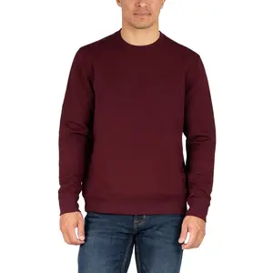 Gerry Men’s Textured Crewneck Sweater, Midweight 4-Way Stretch Pullover