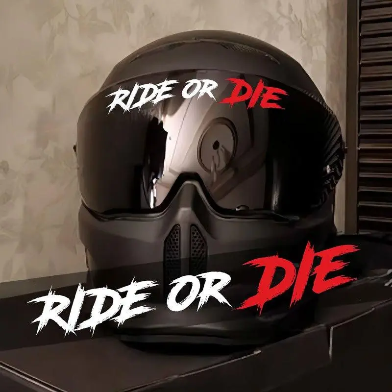Ride or Die Personalized Slogan Car Sticker, Waterproof Vinyl Decal, Fits Cars, Motorcycles, Bikes, Outdoor Use, Scratch Covering, Motorcycle Stickers, Car Decals, Automotive Decals, Vehicle Exterior Decoration