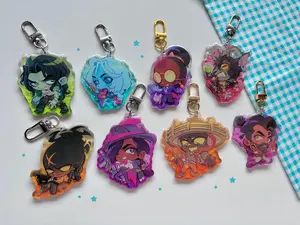 Deadlock Acrylic keychains (wave 2) Victor Vindicta Calico Billy Haze Wraith Seven Mirage.