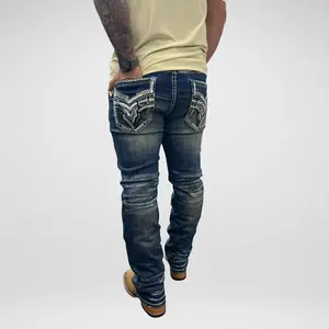 Men's De Niko Slim Straight Boot Denim (DN-25910) Men's De Niko Slim Straight Boot Denim (DN-25910)