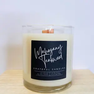 Mahogany Teakwood candle
