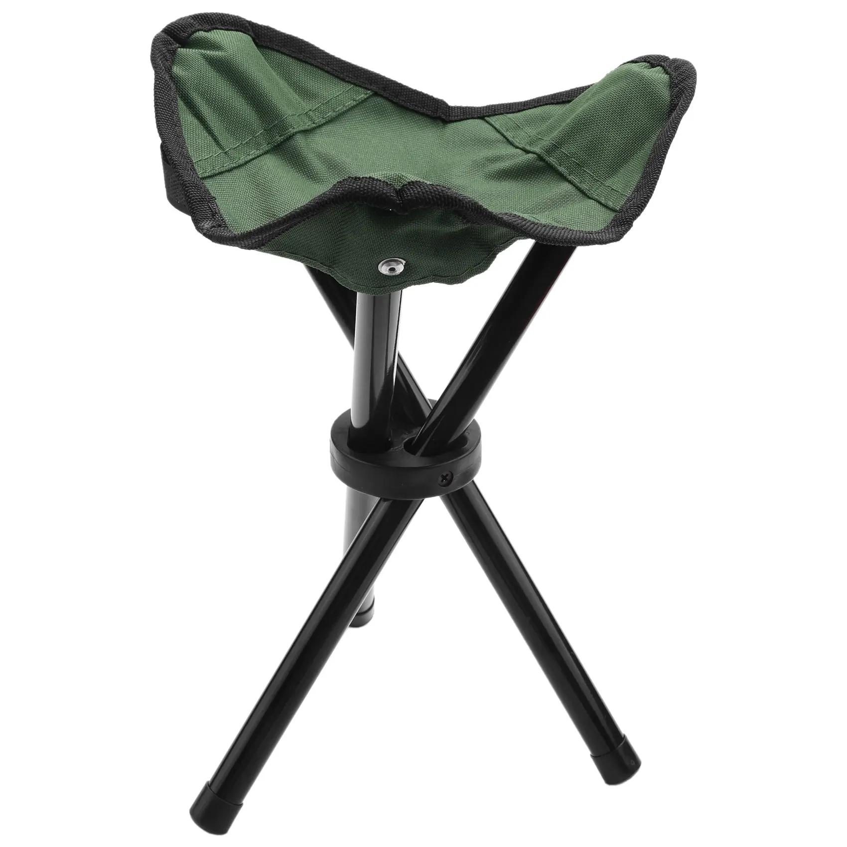 Portable Tripod Stool, Lightweight Outdoor Seating with Steel Frame and Oxford Cloth, Compact Fold Collapsible Chair for Camping & Fishing, Hiking, 36Cm * 7Cm Folding Size, Folding Portable Stool, Tripod Shape