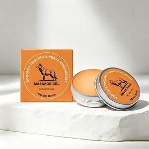 Therawolf Natural Nerve-Relief Balm, Fast-Acting Relief for Knee & Shoulder Discomfort, Ideal for Fitness Wellness and Daily Body Care