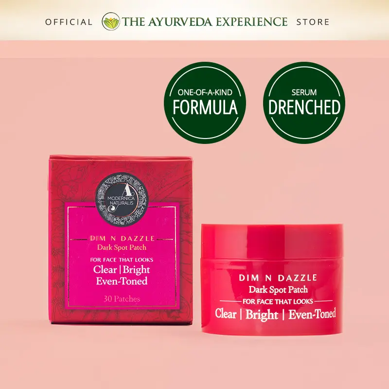 TAE Dim N Dazzle Dark Spot Patch - Fades the Look of Stubborn Dark Spots & Patchy Discoloration— Powered with East Indian Globe Thistle, Chebulic Myrobalan, Niacinamide and Glycolic Acid— Best Dark Spot Patch For Hyper-Even, Crystal-Clear Complexion