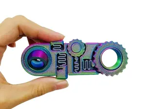 3D Printed Expanded Sensory Fidget Toys 5-In-1 GearBall Stress Reliever Compact & Portable for Kids & Adults Christmas Gifts