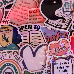 Waterproof Bookish Stickers (Variety Pack)