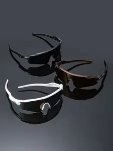 High-Quality Fashion Streamlined Full-Cover Sports Glasses, Multiple Colors Available, Best Choice for Outdoor Sports