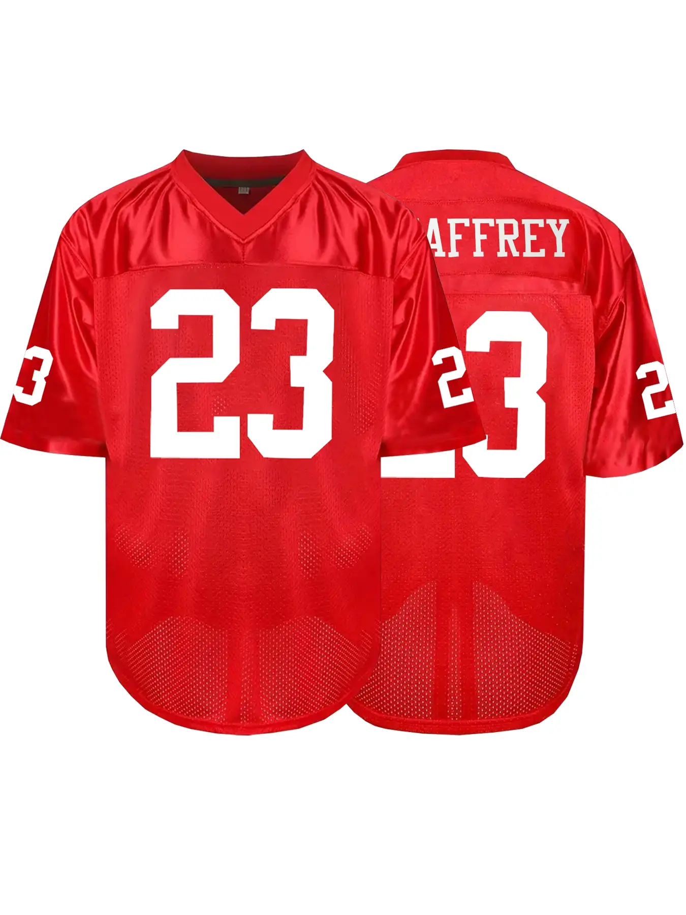 American Football Jersey, Embroidered Letter Design, Breathable Short Sleeve Pullover, Loose Fit, Unisex All-Season Sportswear, Breathable Athletic Top, Sports Clothing