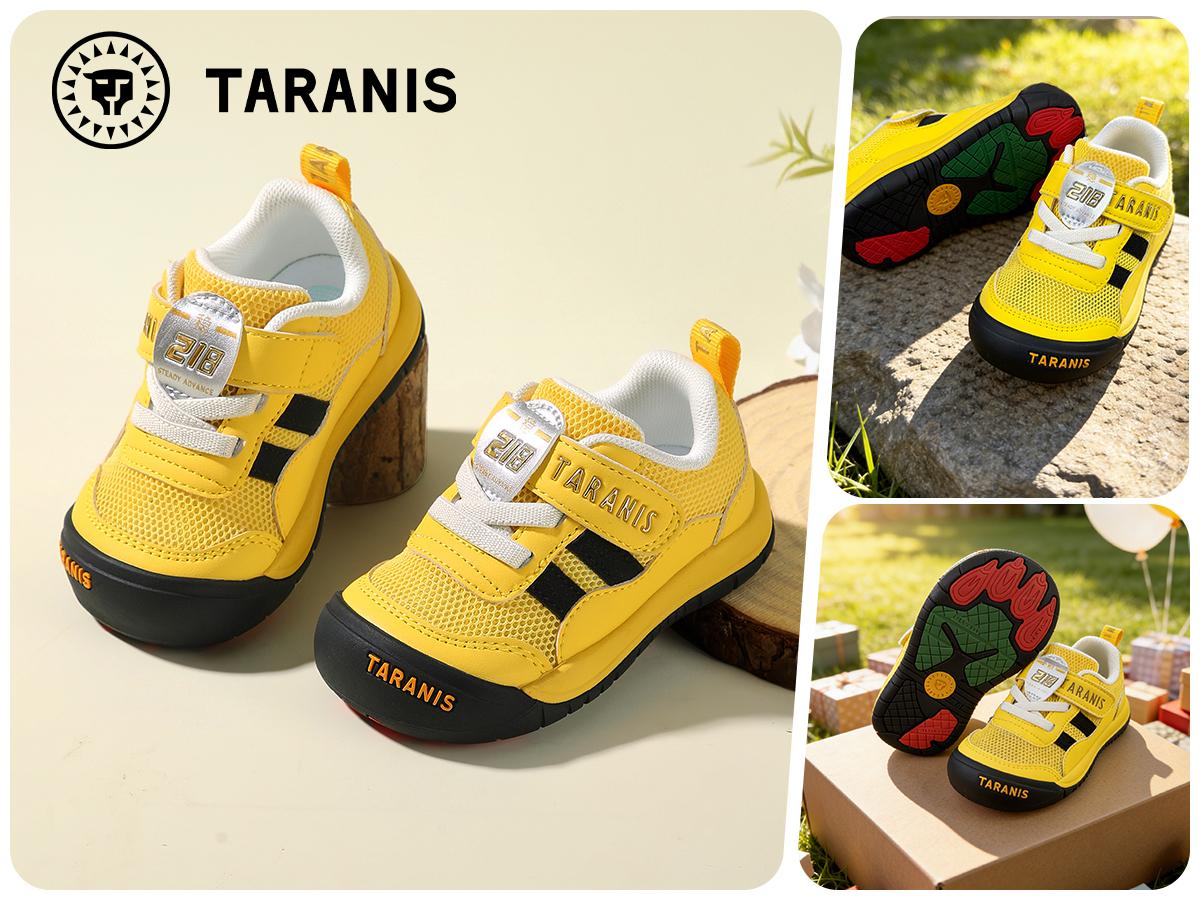 TARANIS Toddler Shoes Boys Girls Non-Slip Walking Sneakers Kids Mesh Breatherble Outdoor Running Shoes