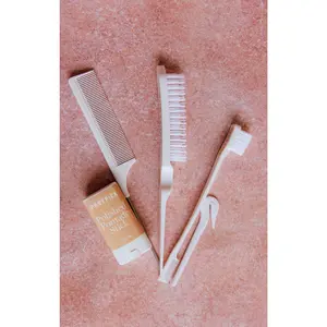 Smoothie Bundle- pomade, smoothing brush, comb, pony pick, edge brush