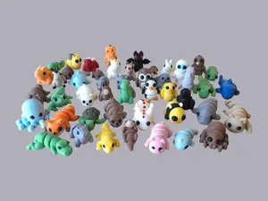 Mini Animal Figures ~ 3D Printed Articulated ~ Customize Your Collection ~ 3 Sizes Available ~ Fidget Toys & Sensory Gifts