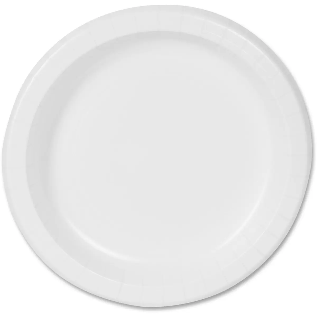 Dixie DXEDBP09WCT Disposable Plates, Clay-Coated White Paper, Sturdy, Non-Toxic, Microwaveable, Food-Safe for Hot/Cold Food, Home & Festive Party Use, Clay Coating