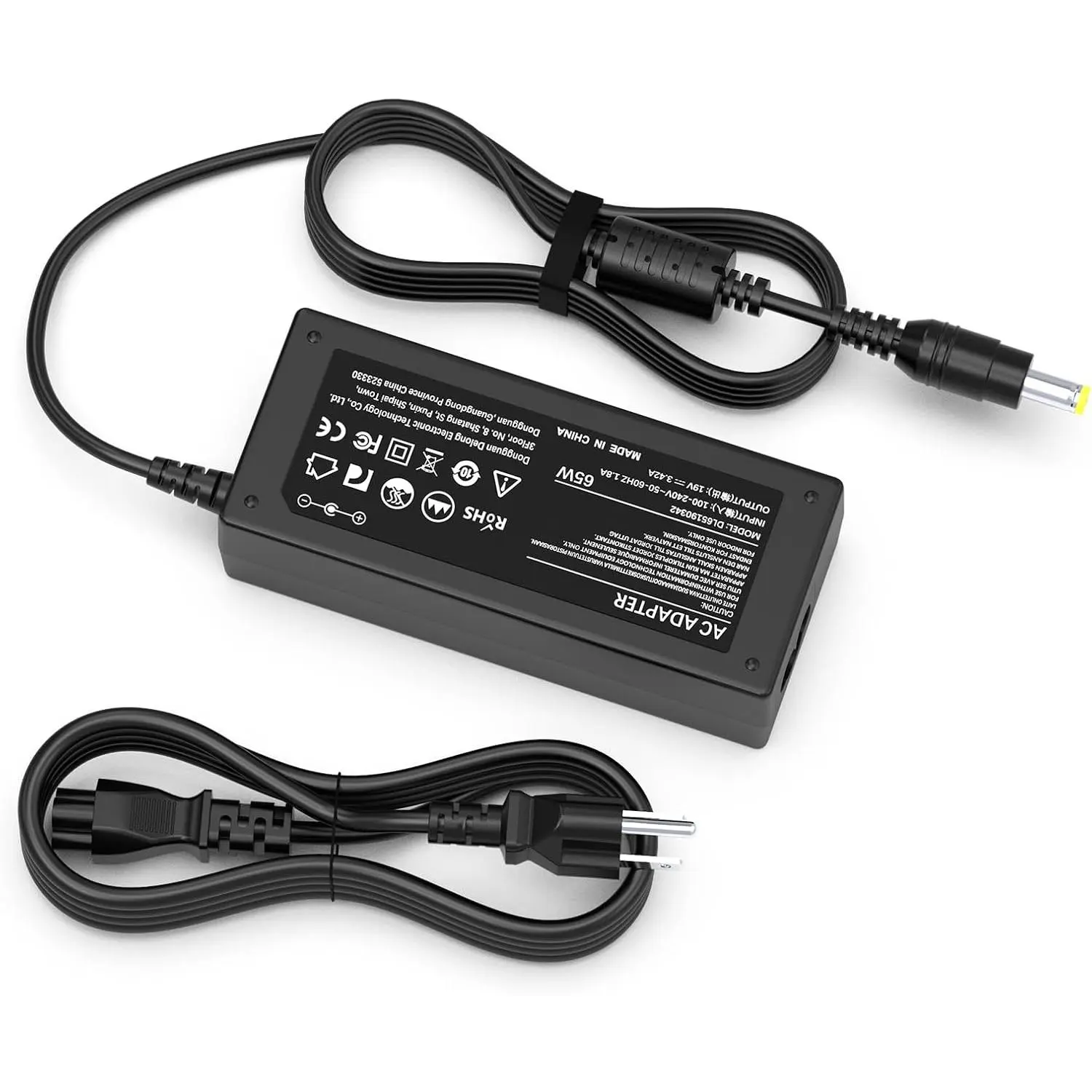 65W Laptop Charger for  Aspire 5 A515-43, A515-51, A514-52; A515-43-R19L, A515-43-R5RE, A515-51-58HD, A515-51G-84SN, A515-52-78MD, A515-51G-53V6, A515-53K Power Cord Supply