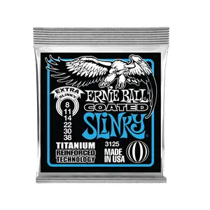 Ernie Ball Extra Slinky Coated Titanium RPS Electric Guitar Strings - 8-38 Gauge