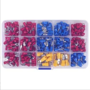 Insulated Wire Electrical Connectors, Durable Reliable Connectors, Quick Snap Connector, Crimp-Butt, Ring, Spade & Terminals Cable Lugs Assortment Kit, Home Improvement & Home Accessories