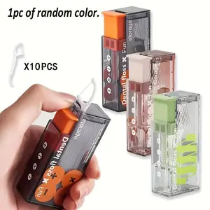 Portable Dental Floss Dispenser, Stylish Lightweight Design, Automatic Floss Holder, Abs Material, Oral Care, Gap Cleaning Tool, Floss Picks