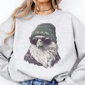 Spirit Animal Philadelphia Football Sweatshirt Retro Football Fan Pullover Sweatshirt Womens Fan Sports Pullover Game Day Philadelphia Game Day Top