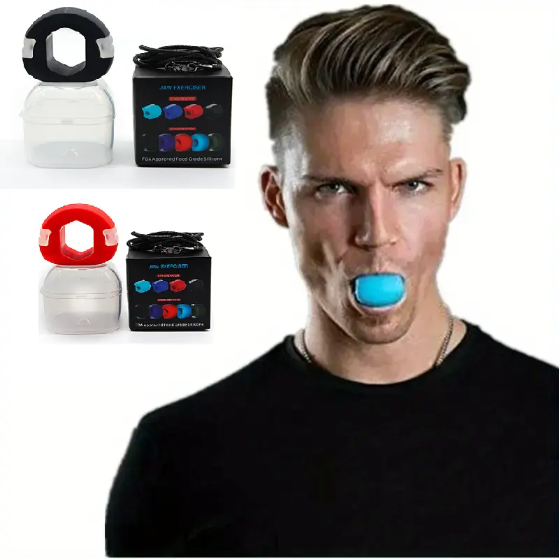 [Jawline Exerciser] Lightweight Jaw Line Shaper - Adjustable Jawline Firming Tool for Facial & Neck Strengthening, Double Chin Reducer for Men & Women, Daily Use Indoor Recreation Equipment