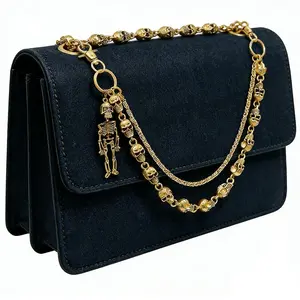 Skull Wallet Chain Gothic Punk Bicycle Jeans Chain, Metal Pants Keychain, Belt and Wallet Accessories, Unisex Bag Accessory