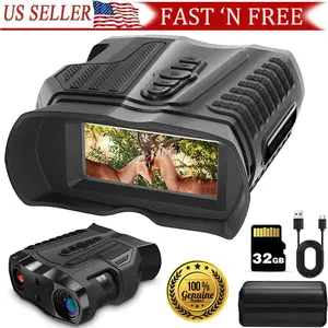 VELOTRE Night Vision Goggles IR 10X Optical Zoom Infrared Binoculars Rechargable