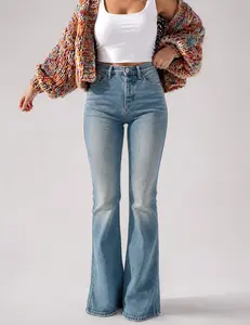 Women's Slim-Fit Tummy Tuck Bootcut Jeans, Women's Bottoms