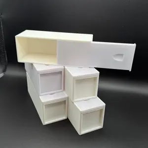2x2 Flip coin boxes "White”