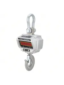 Portable Digital Crane Scale, Heavy Duty Industrial Hanging Scale With Remote, LED Display, Aluminum High-Precision Electronic Crane Scale For Farm, Construction, Factory