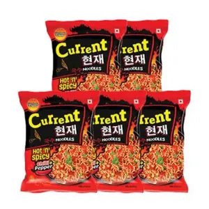 Current Hot and Spicy Noodles - Instant Food Snack with Spicy Flavor, Red Packaging noodle