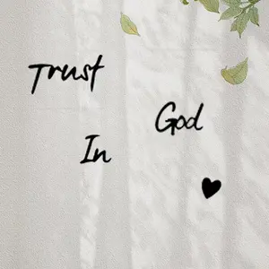 Trust In God Sign Iron Wall Hanging Decor for Home Inspirational Farmhouse Prayer Room Art Decorations for Wall Indoor Hangable, Heart Shaped Decor